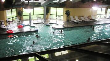 Indoor pool, outdoor pool