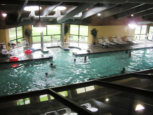 Indoor pool, outdoor pool