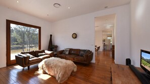 TV, fireplace, DVD player