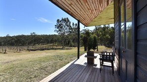 Terrace/patio - The Parson's Vineyard Retreat - get amongst the vineyards in a historic home (Rothbury)