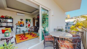 Outdoor dining - Charming Condo in V177! 1BD Condo for rent in Old Town, Puerto vallarta (Puerto Vallarta)