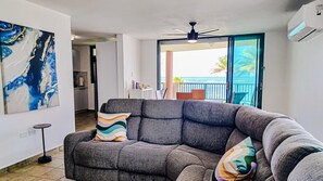 TV, DVD player - Crystal Blue - Two Bedroom Apartment, Sleeps 5 (Luquillo)