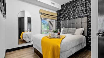 2 soveværelser, skrivebord, strygejern/strygebræt, weekendseng