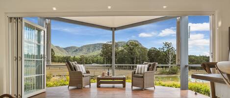 Luxury Villa, 2 Bedrooms, Kitchen, Lake View | Terrace/patio