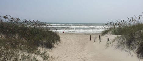 Una spiaggia nelle vicinanze