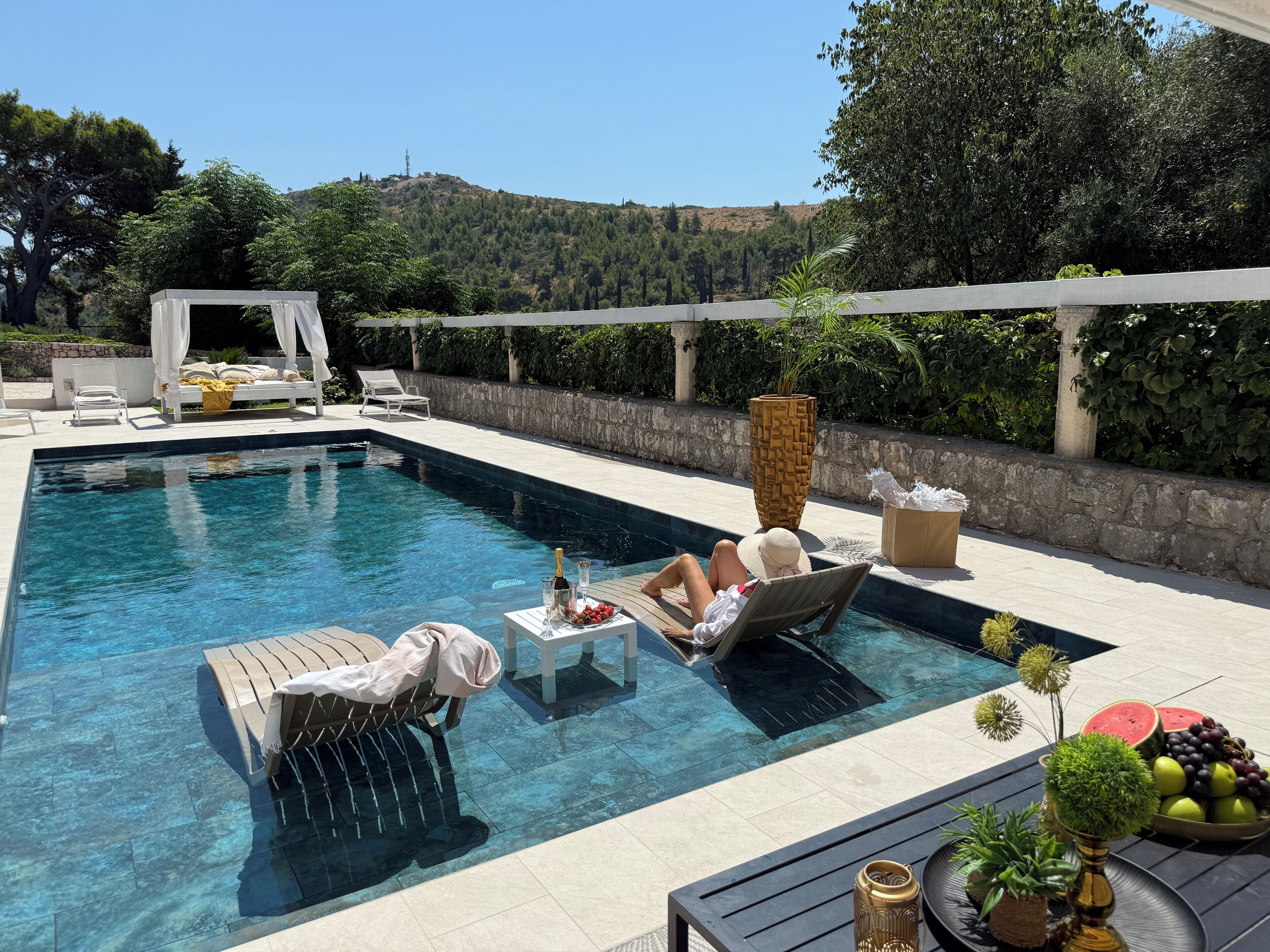 Villa Gorica pool area