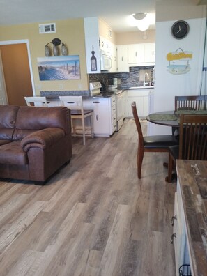 TV, DVD player, stereo