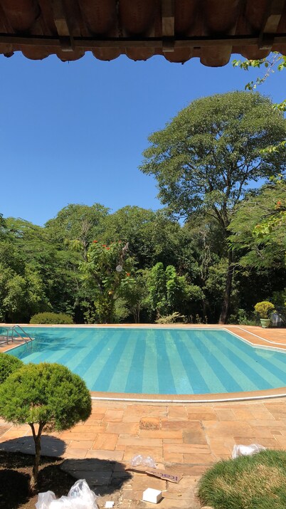 Paradise Farm on the banks of the Jaguari River