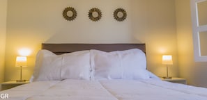 2 habitaciones y sábanas de algodón egipcio