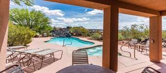 Entrada Private Quiet Gated Red Mtn Views Fra gårdsplass Small Vacation Community
