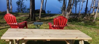 Brassua Lake Camps Tent/Small Camper site on the water 