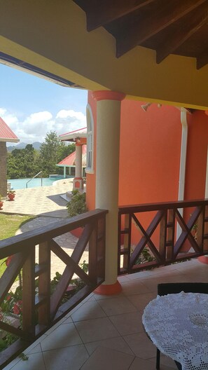 Terrace/patio - Eden Crest Villa- Peaceful and Comfortable Vacation (Anse La Raye)