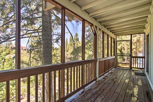 5 Mi to Lake Arrowhead Village: Cabin w/ Game Room