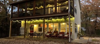 Trinity Trails Ranch: Lakeview Cabina En 6 Acres Adyacente Al Lago Aquilla