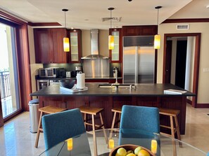 Fridge, microwave, oven, stovetop - 2025 Upgrade, Ko Olina Panoramic Ocean View Villa, Luxury 3BR & 3BA, 9th Floor (Kapolei)