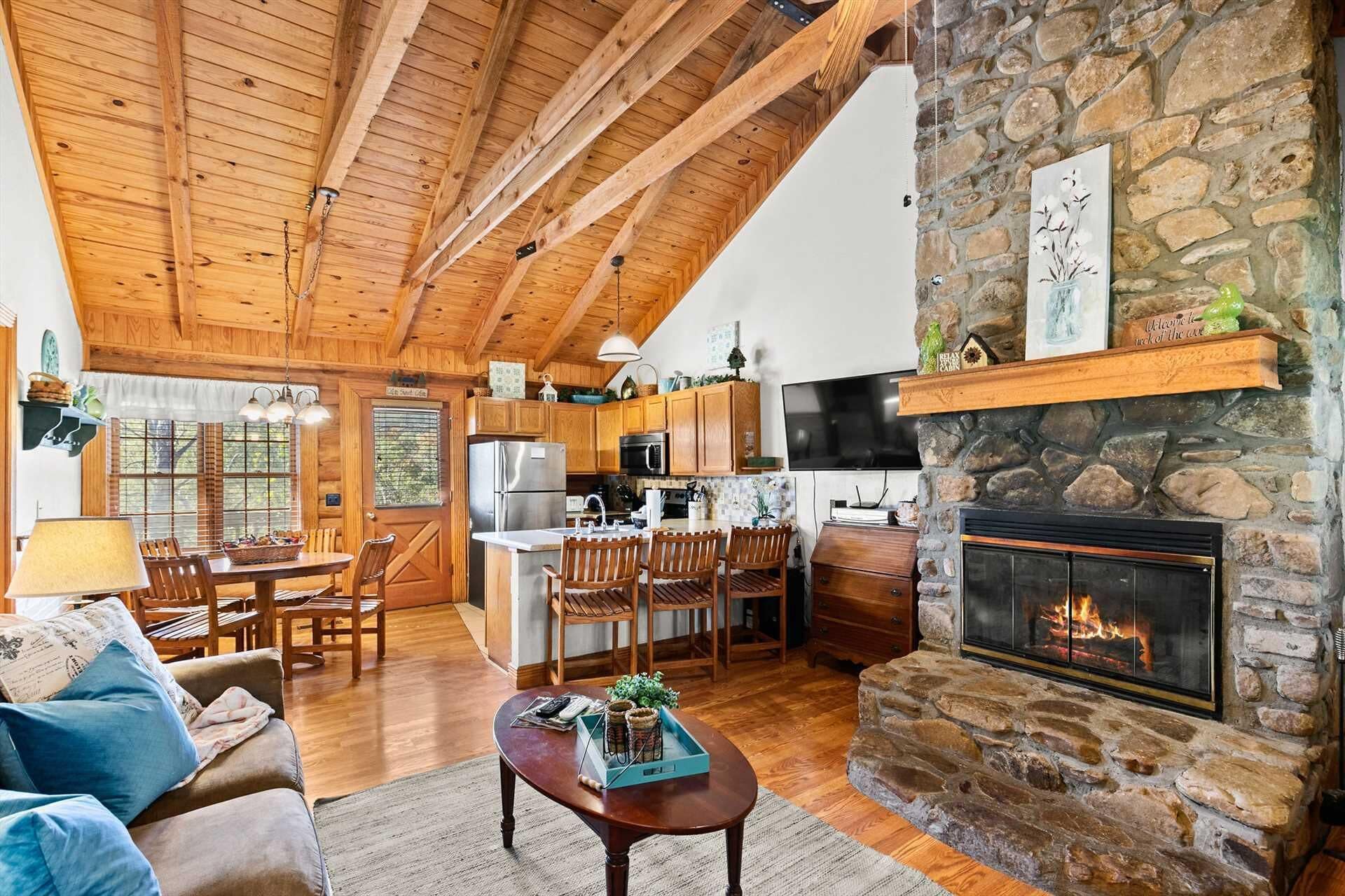Genuine Log Cabin! Two King Suites - Resort Amenities - Pet Friendly! | 167