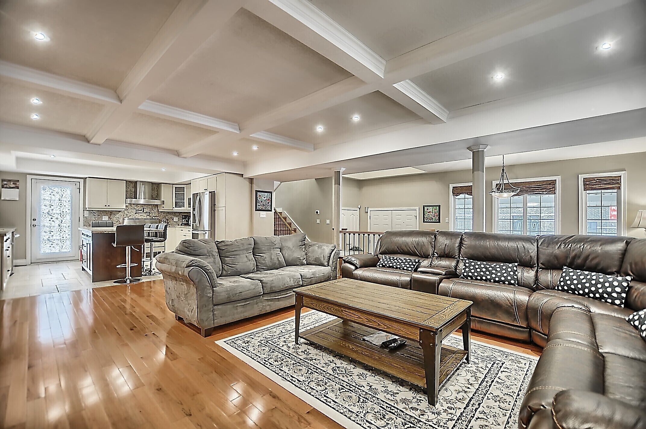 Smart-tv en een open haard