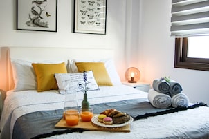 2 habitaciones, sistema de insonorización, wifi gratis y ropa de cama