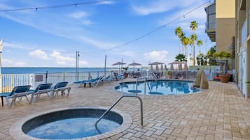 Et oppvarmet basseng