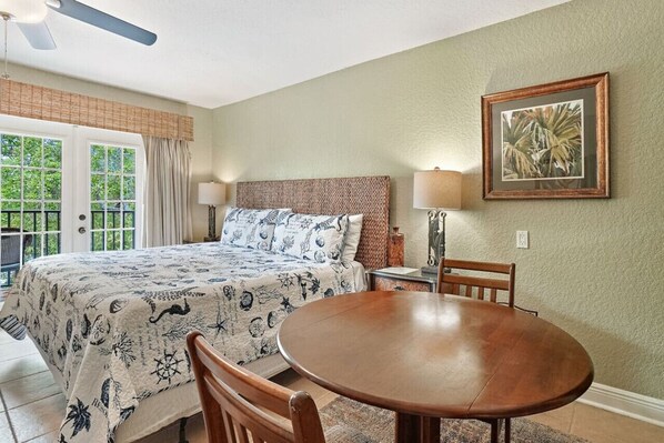 Desk, iron/ironing board, WiFi, bed sheets