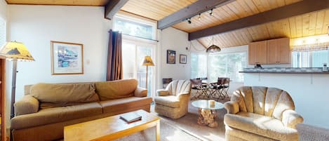 Cheminée, lecteur de DVD