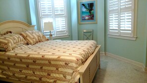 4 bedrooms, iron/ironing board, travel cot, WiFi