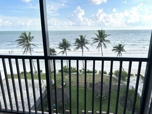 Property grounds - Mid Island, Villa Del Mar!  Beautiful Beach front condo, newly renovated! (Fort Myers Beach)