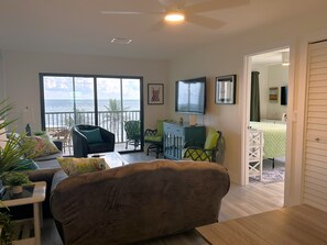 Smart TV, DVD player, books, video library