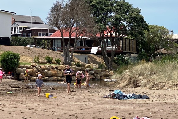 Beachfront with direct beach access