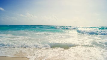 On the beach