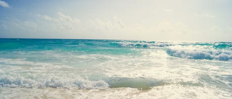 On the beach