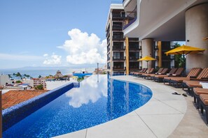 Una piscina riscaldata