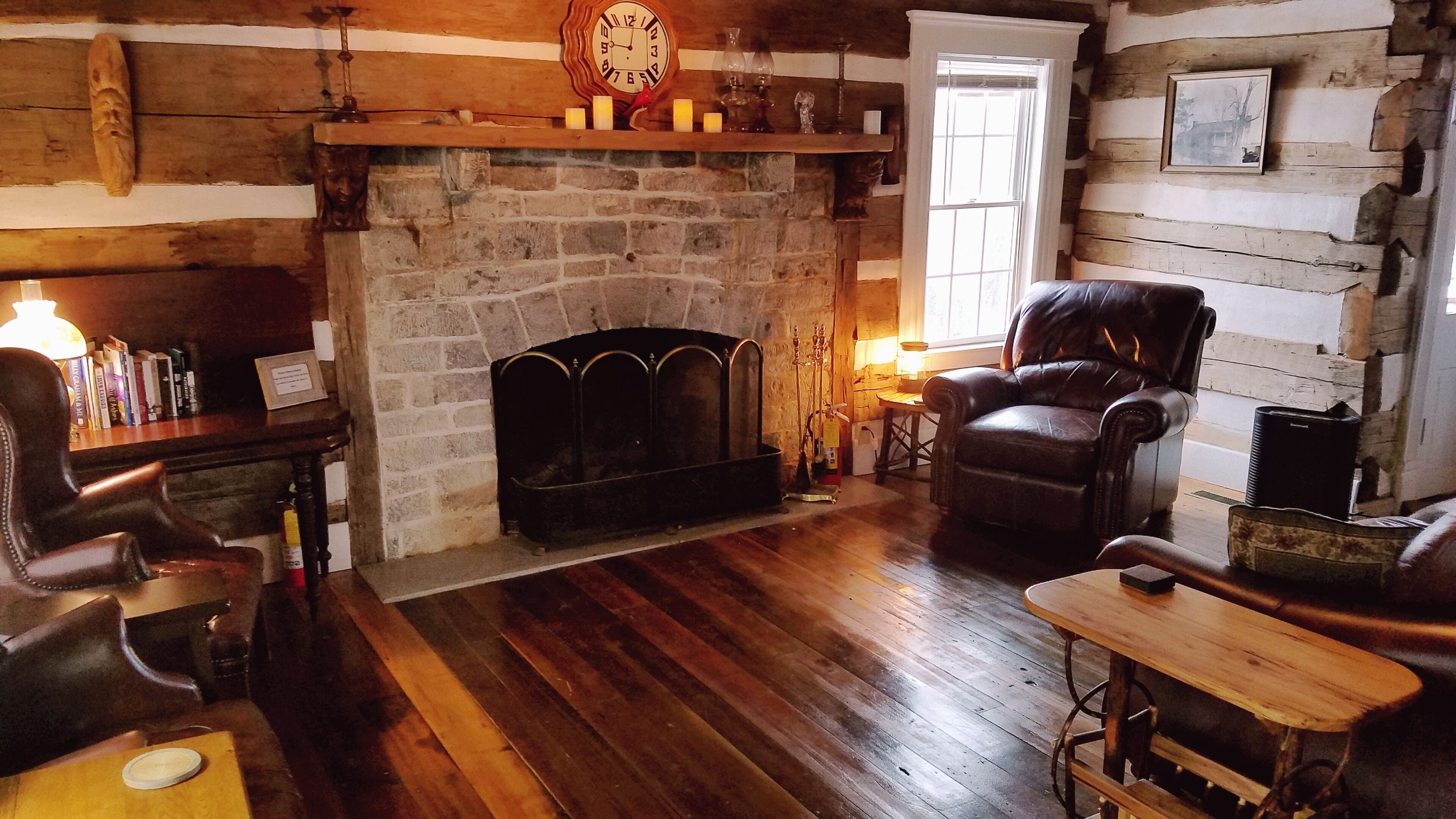 TV, fireplace, video games, DVD player