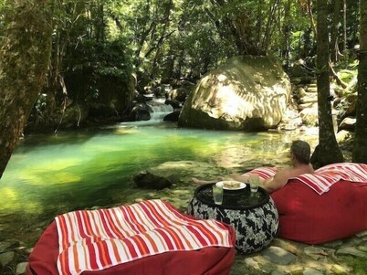 3 Bedroom House in the Daintree with Private Waterfalls and Swimming Hole.