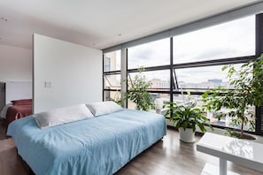 1 habitación, escritorio, tabla de planchar con plancha y wifi