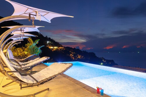 La villa d'architecte de luxe ,4  BR, Haad Yao ,une vue imprenable sur la mer