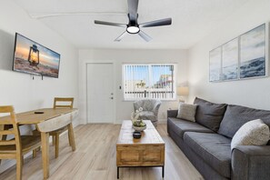 TV - Your Madeira Beach Escape | Tropic Breeze 5 Condo with Pool & Beach Access (Madeira Beach)