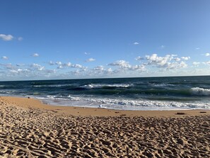 On the beach, beach towels - Breathtaking Oceanfront Condo (Palm Coast)