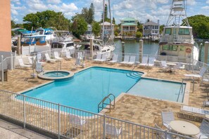 Pool - Across from Beach, Heated Pool, with Marina View from Private Balcony. Great Location! (Madeira Beach)