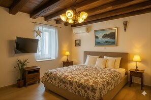3 bedrooms, in-room safe, iron/ironing board, free WiFi - 19th CENTURY STONE ART HOUSE in NATURE PARK (Makarska)