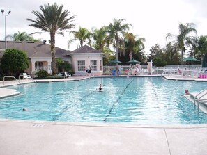 Una piscina riscaldata