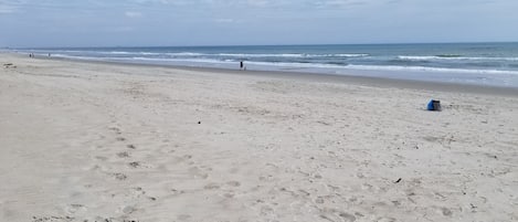 Vlak bij het strand