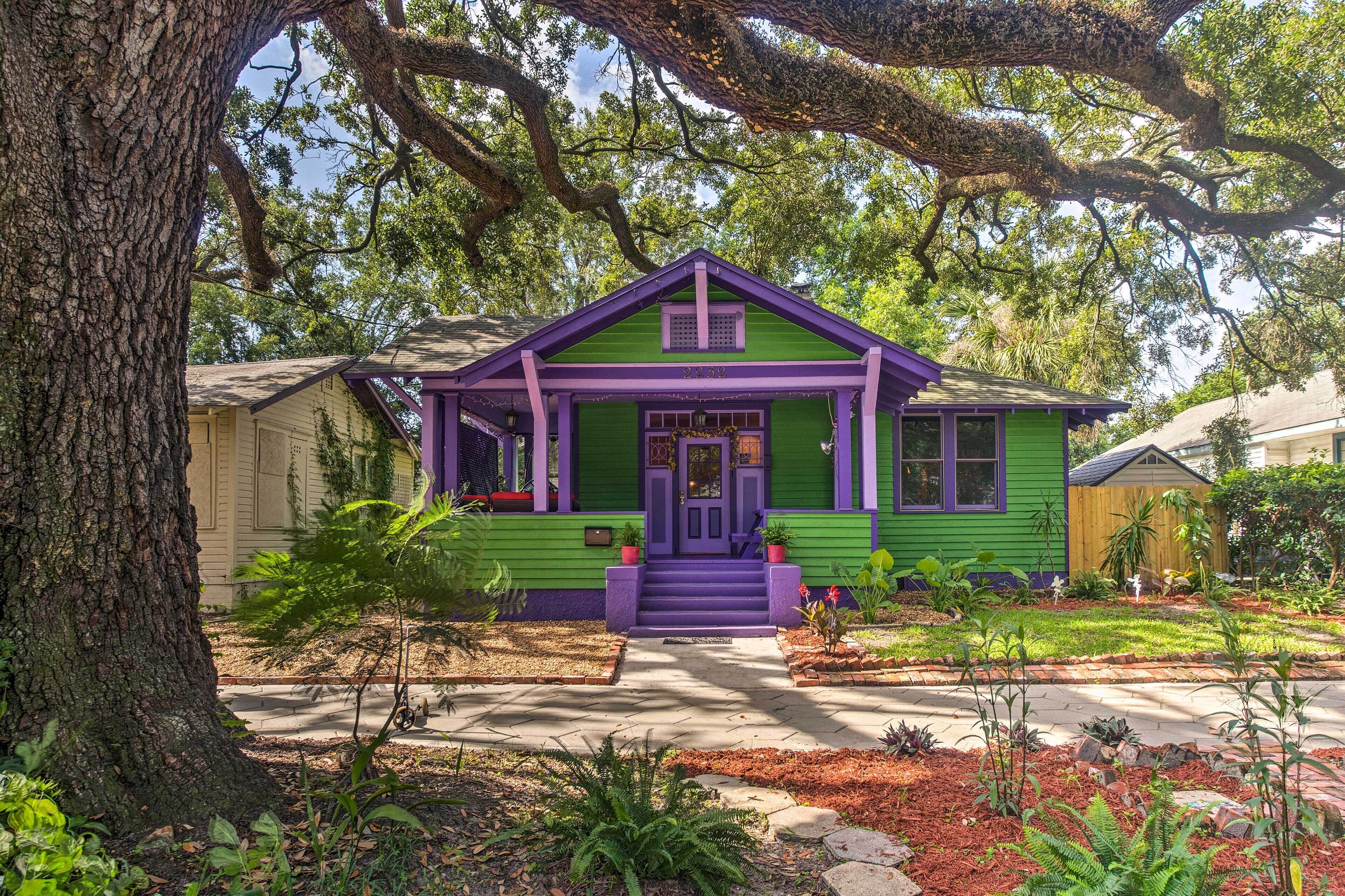 Eclectic Pet-Friendly Jacksonville Home - 2 Mi DT!