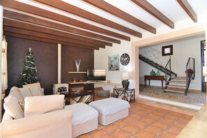 TV, fireplace, DVD player, ping pong