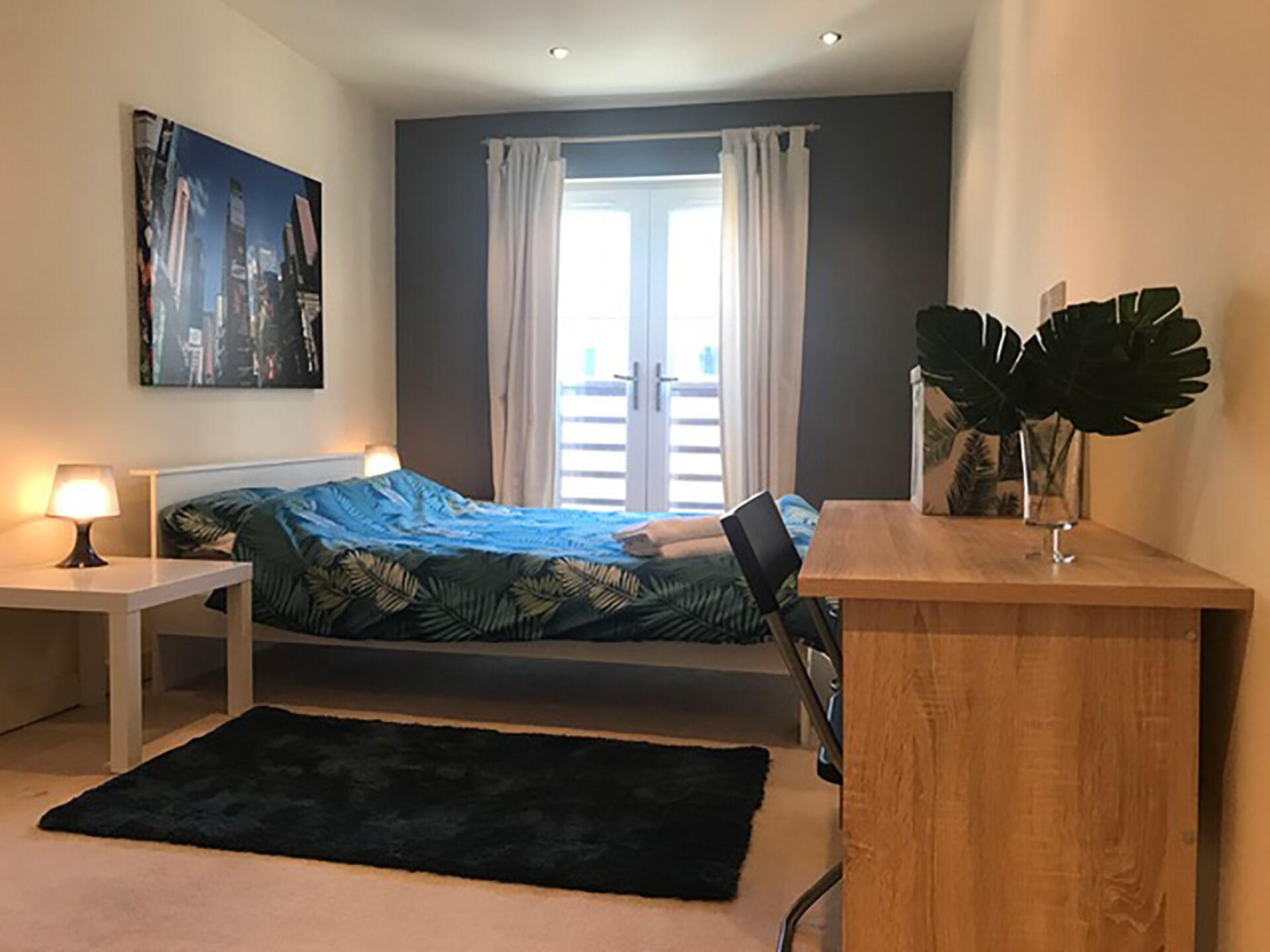 2 bedrooms, iron/ironing board, free WiFi, bed sheets