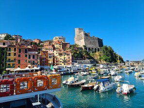 Lerici village, 3,5 km far from home, where  the private garage is, in the LTZ