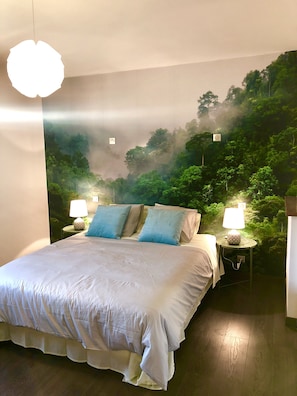 4 bedrooms, iron/ironing board, travel crib, WiFi