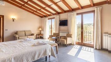 6 slaapkamers, een strijkplank/strijkijzer, internet, beddengoed