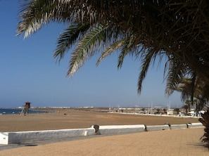 På stranden, badehåndklæder