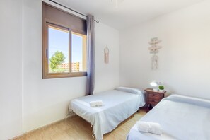 2 bedrooms, iron/ironing board